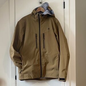 Men's Tan Hooded Jacket - Liquid